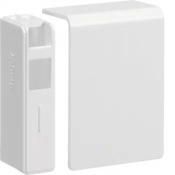 HAGER SL2005569016 Terminale canale portacavi SL 20x55mm bianco traffico
