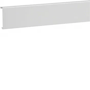 Hager SL2008029016 Coperchio per canalina battiscopa, PVC, 20x80 mm, bianco traffico