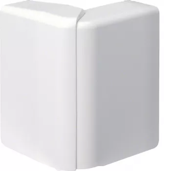 Hager Angolo esterno SL2008039016 20x80mm bianco traffico (RAL 9016) per canale portacavi Tehalit SL