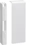 HAGER Terminale SL2011569016 SL 20x115mm bianco traffico (RAL 9016) per canale portacavi Tehalit SL