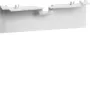 HAGER Grembiule porta-apparecchi SL20115A9016 20x115mm bianco traffico