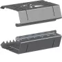 Hager BRS651309 Coppia di giunzione, elettrica/meccanica, lamiera d'acciaio 65x130 mm