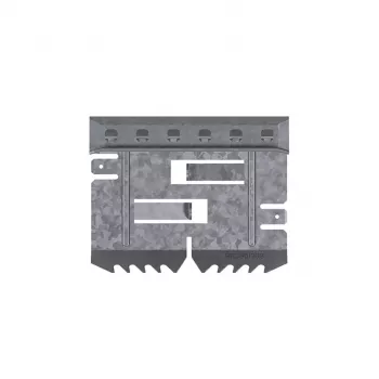 Hager BRS651309 coppia di giunti, elettrici/meccanici, lamiera d'acciaio 65x130 mm