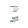 Hager BRS651709 Coppia di giunzione per canale BRS 65x170, lamiera d'acciaio, bianco
