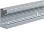 Hager BRA651301ELN base canalina dado, alluminio naturale anodizzato, 2000x130x65 mm