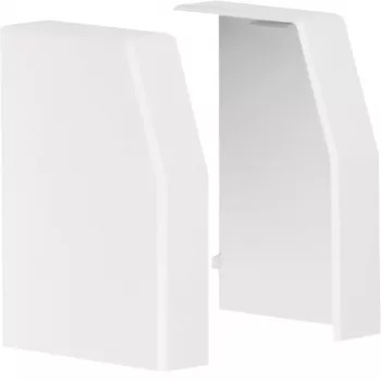 Hager tappo terminale per canalina portacavi RK 110, 110x60 mm, bianco puro (RAL 9010), coppia
