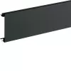 Hager BR08029011 coperchio per canale battiscopa in PVC per BR 80 mm nero grafite