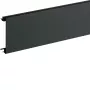 Hager BR08029011 coperchio per canale battiscopa in PVC per BR 80 mm nero grafite