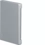 HAGER pezzo terminale senza alogeni BR 65x100 mm larghezza copertura 80 mm alluminio verniciato (BR651006LAN)