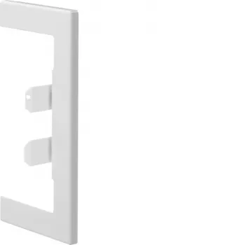 Hager BR65130W9016 coperchio di raccordo a parete in acciaio BR/A/S 68x130 OT80 mm bianco traffico 1
