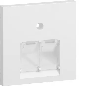 HAGER GZUAE2A9016 placca centrale UAE 2 posti bianco polare