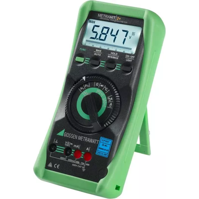 GMC Instruments METRAHIT 2+ multimetro digitale 6000 Digits True RMS CAT III 600V / CAT II 1000V