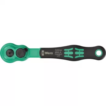 Testa a cricchetto Wera 8010 A Zyklop Comfort con attacco 1/4 inch