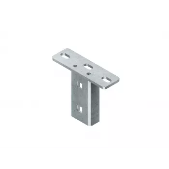 Niedax KU 4530 F Piastra per testa vite per profilo a U, acciaio zincato a caldo, incl. accessori