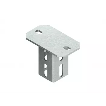 Niedax KU5050 piastra a testa di vite per profilo U 5050, zincato a caldo secondo DIN EN ISO 1461