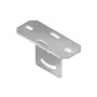 Niedax KUGV50 Piastra verticale a testa di vite zincata a caldo 50x50x50 mm