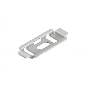 Niedax GRBP 6 F Piastra di fissaggio per canali portacavi, altezza 60 mm, acciaio, zincato sendzimir, 100x60x1,5 mm