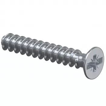Kaiser Elektro 2472-20 vite a testa svasata con filettatura completa in acciaio inox PZ1