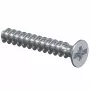 Kaiser Elektro 2472-20 vite a testa svasata con filettatura completa in acciaio inox PZ1