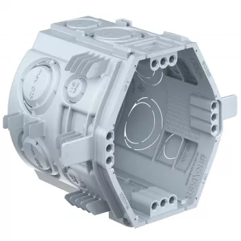 Kaiser Elektro scatola di collegamento apparecchi da incasso 1555-06UP1 nervature di serraggio fisse 4x3