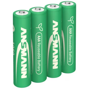 ANSMANN 4 batterie ricaricabili Type 1050 Micro AAA 1,2 V NiMH (1321-0025)
