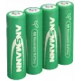 ANSMANN 4x batterie ricaricabili AA 2800 mAh NiMH (Mignon) - 1322-0027