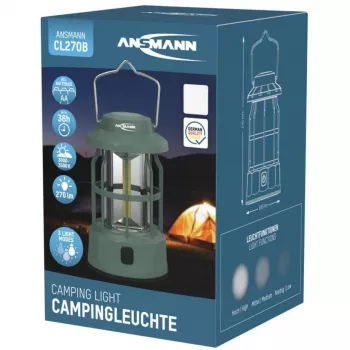 ANSMANN CL270B lanterna da campeggio COB LED 270 lm