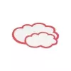 HOLTZ OFFICE SUPPORT magnetoplan Moderation Cards Cloud Large, 620 x 370 mm, bianco/rosso (111152004)