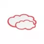 HOLTZ OFFICE SUPPORT magnetoplan Moderation Cards Cloud Large, 620 x 370 mm, bianco/rosso (111152004)