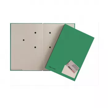 PAGNA cartella per presentazioni A4 cartoncino verde satinato verticale 24205-03