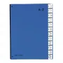 PAGNA cartella da tavolo 24 scomparti A4 cartoncino blu verticale 340 mm 35 mm