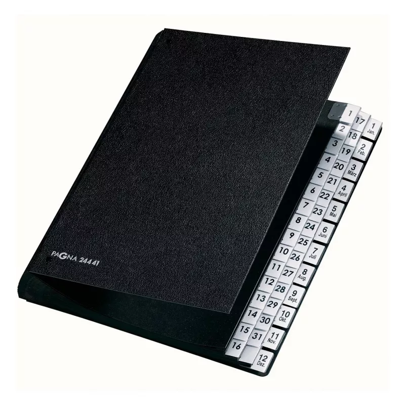 PAGNA Classic organizer da scrivania 44 scomparti - A4 - nero - verticale - 265 x 55 x 340 mm