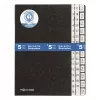 PAGNA Classic organizer da scrivania 44 scomparti - A4 - nero - verticale - 265 x 55 x 340 mm