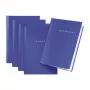 PAGNA Start cartella per candidature A4 blu 3 pezzi con copertina trasparente