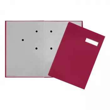 PAGNA Signature Folder 20 scomparti - A4 - cartoncino - rosso - bianco - verticale - 240 mm - 25 mm