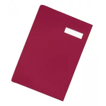 Pagna 24191-11 raccoglitore con copertina a leva - A4 - dorso 80 mm - rosso - cartoncino rivestito in tessuto - verticale