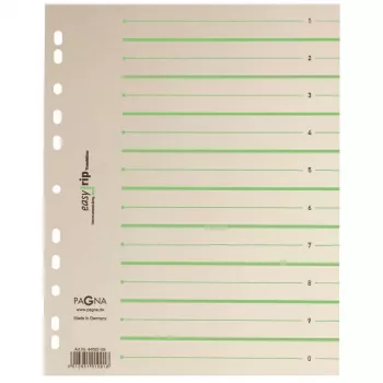 PAGNA 100 separatori Easy Rip A4 beige