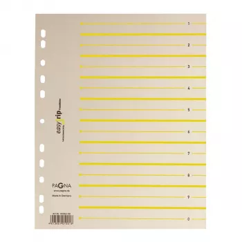 PAGNA 100 separatori documenti Easy Rip A4 beige
