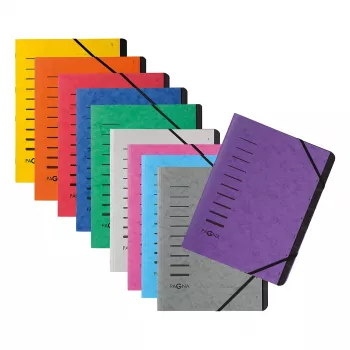 PAGNA 40059-12 Cartella documenti A4 arancione con elastico 320x245x5 mm