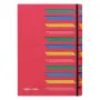 Pagna 24141-01 Cartella organizer A4, 12 scomparti, rosso
