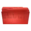 PAGNA 44105-01 Raccoglitore tradizionale - A4 - cartone - rosso - 3 alette - 245