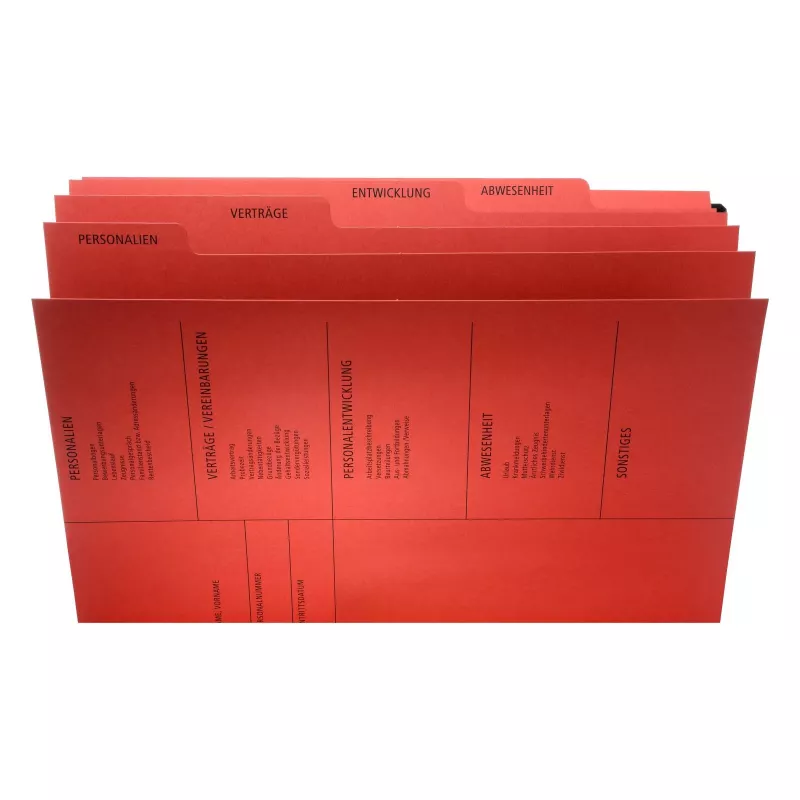 PAGNA 44105-01 Raccoglitore tradizionale - A4 - cartone - rosso - 3 alette - 245