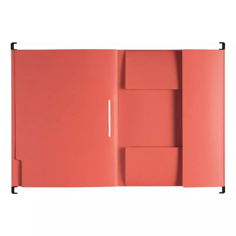 PAGNA 44105-01 Raccoglitore tradizionale - A4 - cartone - rosso - 3 alette - 245