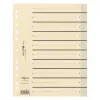 PAGNA Separatori A4 cartone beige 100 pezzi non perforati 180 g/m² 44063-09