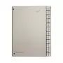 PAGNA Cartella raccoglitore A4 cartone argento 340x365x35 mm