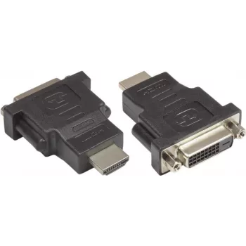 GoodConnections adattatore video DVI-D su HDMI, DVI-D femmina su HDMI maschio, 24+1 pin, nero