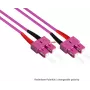 Good Connections cavo patch in fibra ottica duplex OM4 (multimodale 50/125) SC/ST - 7,5 m
