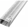 LICATEC Terminal F 2000 canalina di cablaggio 100x80mm grigio chiaro RAL 7035 senza alogeni 7384-1
