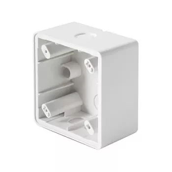 ESYLUX EM10055164 scatola da parete per rilevatori MD180i/PD180i, IP20/44, bianca