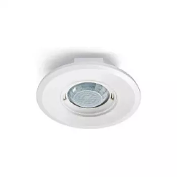 ESYLUX PD-FLAT 360i/8 rilevatore di presenza, con filo, 50 m², soffitto, bianco, IP20, 3 m